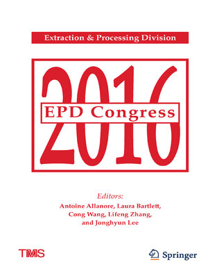 cover image of EPD Congress 2016